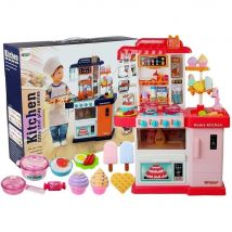 Cuisine Pour Enfant Musicale Avec Lumières Et Son Ustensiles De Cuisine Accessoires Rose