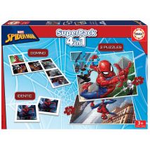 Educa - Superpack Spiderman | Multiples Possibilités De Jeu Pour Jouer