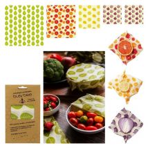 Emballage Alimentaire Réutilisable À La Cire D'Abeille 5 Feuilles Busy Bee - Youdoit