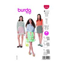Patron Burda 5726 - Jupe Taille N°fr 34-44