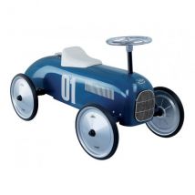 Porteur Voiture De Course Vintage Metal Bleu Pétrole - Vilac - 1123 - Bebe - Vilac