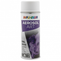 Bombe De Peinture - Blanc Pur - Ral 9010 - Satiné - Tous Supports - Aérosol Art - Dupli-color