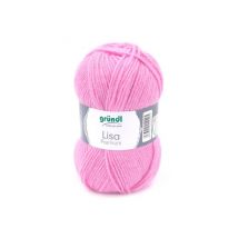 Fil À Tricoter Lisa Premium Uni - Grundl 31 Rose - Gründl