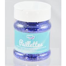 Grand Pot Paillettes 150 Gr Bleu Salière - Oz International