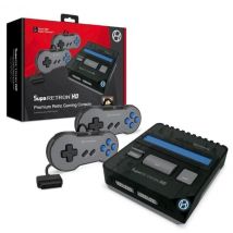 Console Supa Retron Hd - Space Black - Super Nintendo Et Super Famicom (snes/sfc) - Hyperkin
