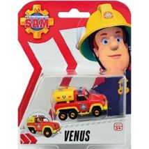 Véhicule En Métal Sam Le Pompier - Venus Camion Rouge - Voiture Miniature - Dickie 203091000 - Dickie