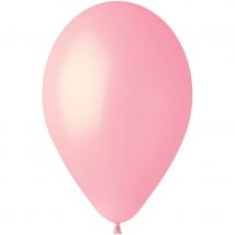 10 Ballons Rose Bonbon Mat Ø30cm - Annikids