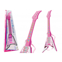 Guitare Électrique Pour Enfants Rose Avec Lumières Et Mélodies - D toys