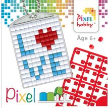 Pixel Kit Créatif Porte-clé 4x3cm Love - Pixel ou Pixel kit
