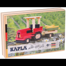 Coffret Tracteur 155 Planchettes Coloris Naturel Et Colores - Kapla