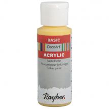 Peinture Acrylic, Flacon 59 Ml, Jaune D`or - DecoArt