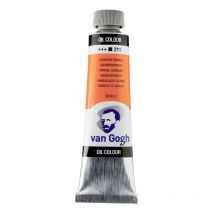 Peinture À L'Huile - Orange De Cadmium - 211 - A L'Huile De Carthame - Van Gogh - 40ml