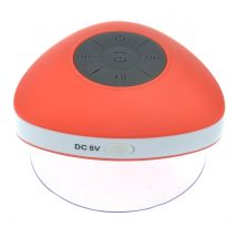 Mini Enceinte Bluetooth Waterproof Rouge Yonis - Yonis
