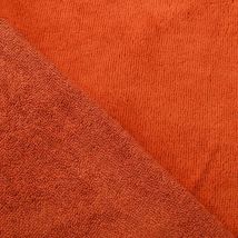 Tissu Micro Éponge Bambou Brique - Craftine