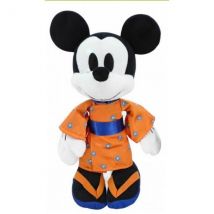 Peluche Disney : Mickey Kimono Orange 30 Cm - Peluche Licence Collector - Nicotoy