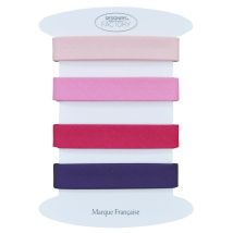 Lot De 4 Biais Coton Unis - 2 Mètres Par Couleur - Designers-factory (lot E) - Designers-factory