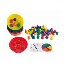 Trier Les Ours Avec Bols Assortis - Jouet Créatif Et Éducatif - Edx