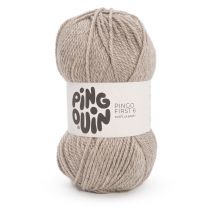 Pelote À Tricoter Pingo First 6 - 100 G - Pingouin : Douceur, Polyvalence Et Petit Prix Lin Marron