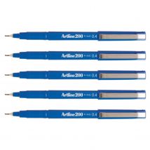 Stylo Feutre 200 Permanent Indélébile Pointe 0,4 Mm Noir