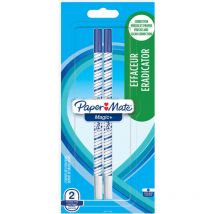 Effaceur Stylo Plume - Effaceur Réécriveur - Pointe Fine - 2 Effaceurs - Papermate - Paper Mate