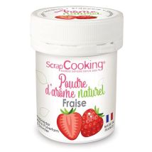 Arôme Alimentaire Naturel En Poudre 15 G - Fraise - Scrapcooking