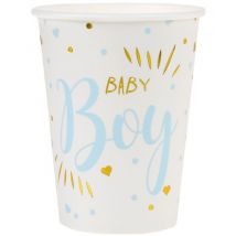 10 Gobelets Baby Boy - Santex