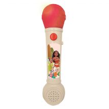Microphone Lumineux Avec Mélodies Et Effets Sonores Vaiana - Lexibook