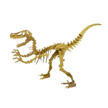 Maquette En Carton Dinosaure Velociraptor 35 X 18 X 11 Cm - Megacrea DIY