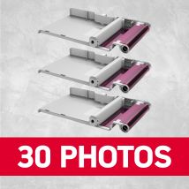 Agfa Photo - Cartouche Et Papiers 5,3 X 8,6 Cm Amc - Compatible Agfa Photo Realipix Mini S, Realipix Mini P, Kodak Mini Printer 2, Kodak Mini Shot - 