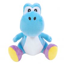 Nintendo Together+ - Peluche Super Mario - Yoshi Bleu Ciel 20 Cm