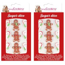 18 Décorations En Sucre - Bonhomme Pain D'Épices - Scrapcooking