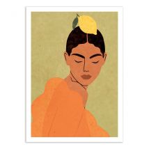 Affiche 50x70 Cm - Lemon - Lemon Fee - Wall Editions