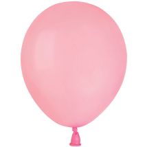 50 Ballons Rose Bonbon Mat Ø13cm - Annikids