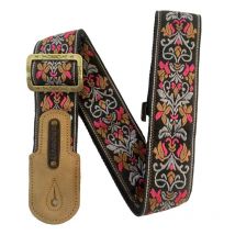 Groovit – Sangle Jacquard Fleur Calico Édition Métal
