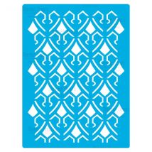 Pochoir Plastique Souple Réutilisable 18,5 X 14,5 Cm Fabrika Decoru Decoration 341 - FABRIKA DECORU