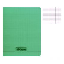 Cahier - 17x22(cm) - Grands Carreaux - 192 Pages - Couverture En Polypro - Sans Spirale - Clairefontaine - Calligraphe