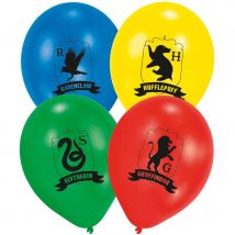 6 Ballons Harry Potter Houses - Amscan