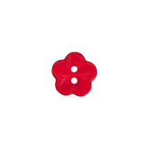 Boutons Fleurs Blanches 12 Mm X 4 - Union Knopf Rouge - Prym Union Knopf