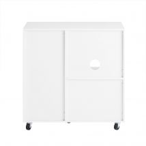 Sobuy Ask09-w Caisson De Bureau À Roulettes - Sobuy