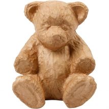 Ours, H : 18 Cm, L : 15 Cm, 1 Pièce - CC Hobby