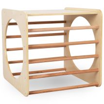 Cube D'Escalade Bois +3ans Charge 80 Kg - Aire De Jeux Montessori, Cube D'Escalade - Mamabrum