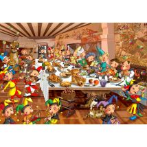 Puzzle 1000 Pièces - François Ruyer - La Fête Médiévale - Grafika