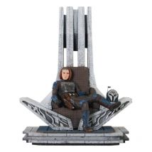 Star Wars : The Mandalorian - Statuette Premier Collection 1/7 Bo-katan Kryze On Throne 35 Cm - Gentle Giant