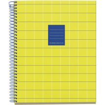 Cahier - A5 - Petits Carreaux - Spirales - Couverture Rigide - 100 Feuilles - Miquelrius - Agipa