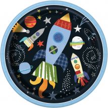 8 Assiettes Cosmos Party - Annikids