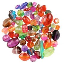 Perles Transparentes Assorties 0,5 À 2 Cm 114 Pièces - Megacrea DIY