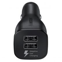 Chargeur Voiture Allume-cigare 2a Double Usb Original Samsung - Noir
