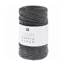Bobine De Fibre De Papier Luxury Raffia Paper - 100gr - Rico Design 08 Noir