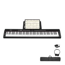 Lalaho - Gpp-105 - Piano Numérique - 88 Touches Noir Bluetooth Midi Sac