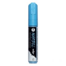 Marqueur - Peinture Acrylique - Bleu - Permanent - Pointe Rectangulaire 15mm - Marbel - Darwi
